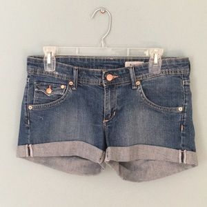 H&M cuffed denim shorts